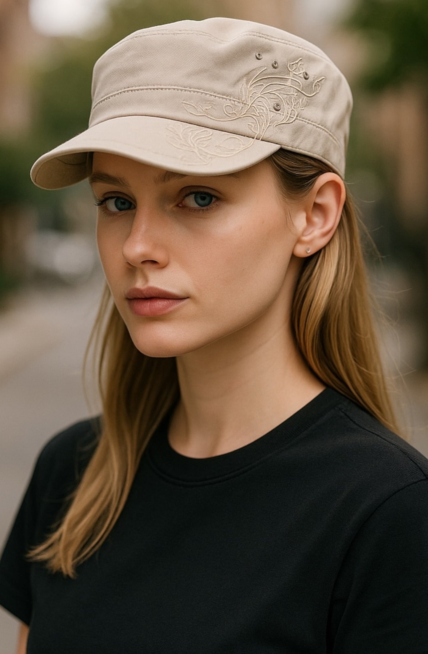 Short peak cap