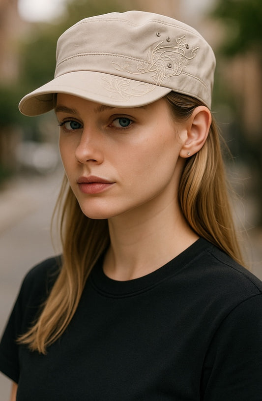 Short peak cap